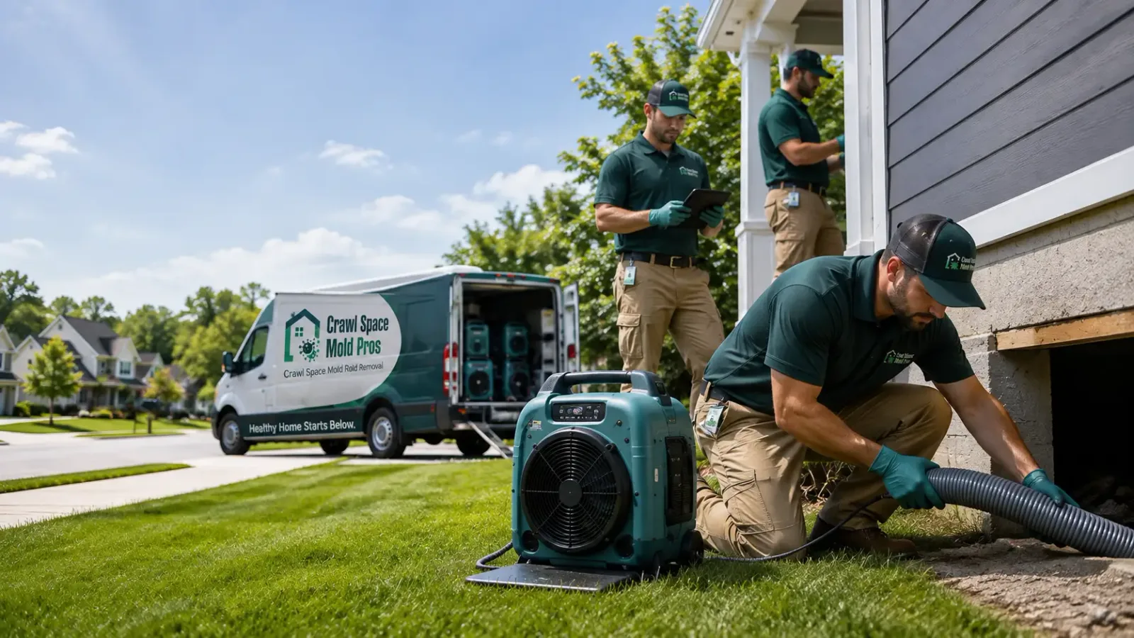 Crawl Space Mold Removal in Sanford, VA